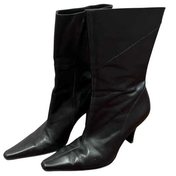 Kenneth Cole New York Shoes - Kenneth Cole New York Black Leather Boots Women’s 6.5